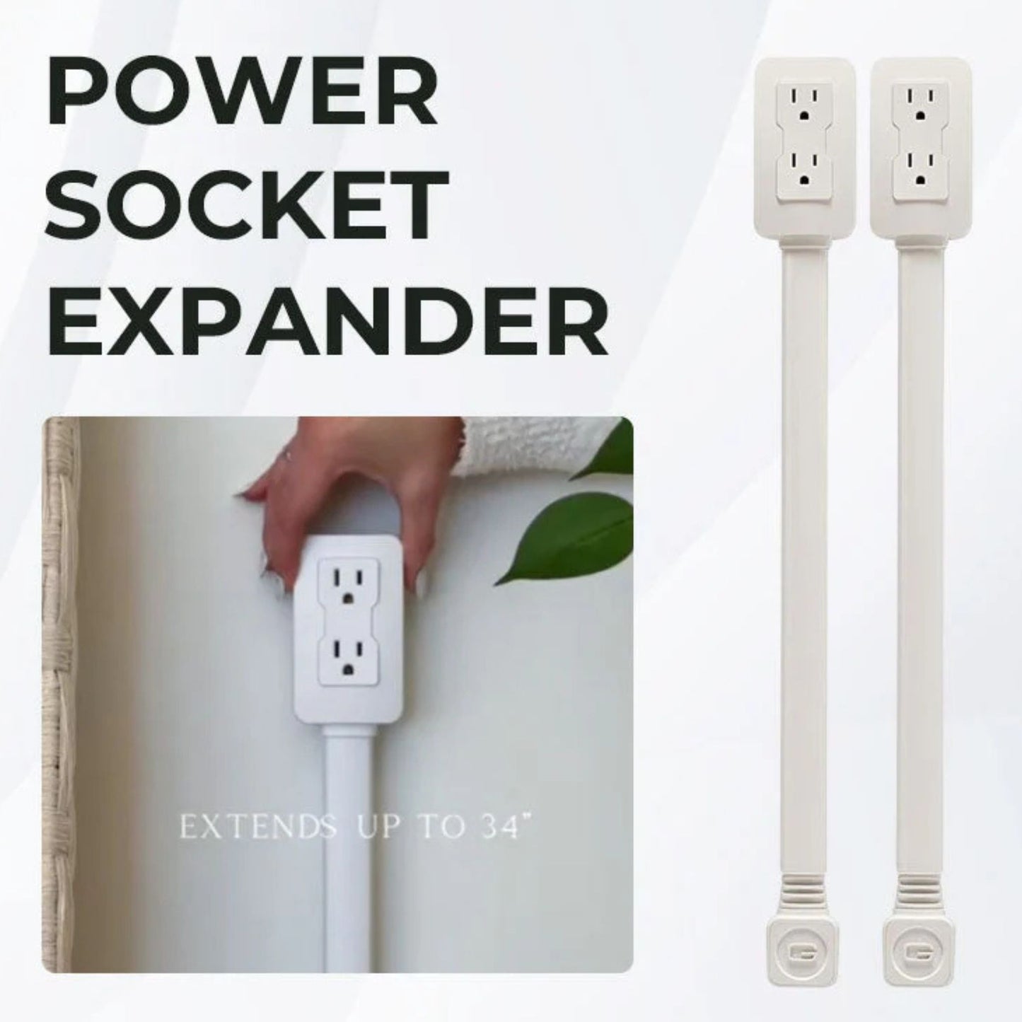 🔌 Power Socket Swivel Extender