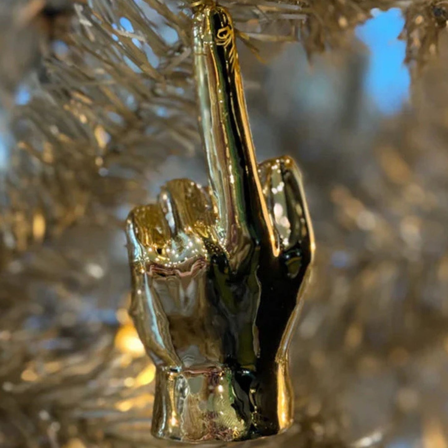 🎄 Easter Middle Finger Decoration – Bold, Funny & Unapologetically Festive! 🎄