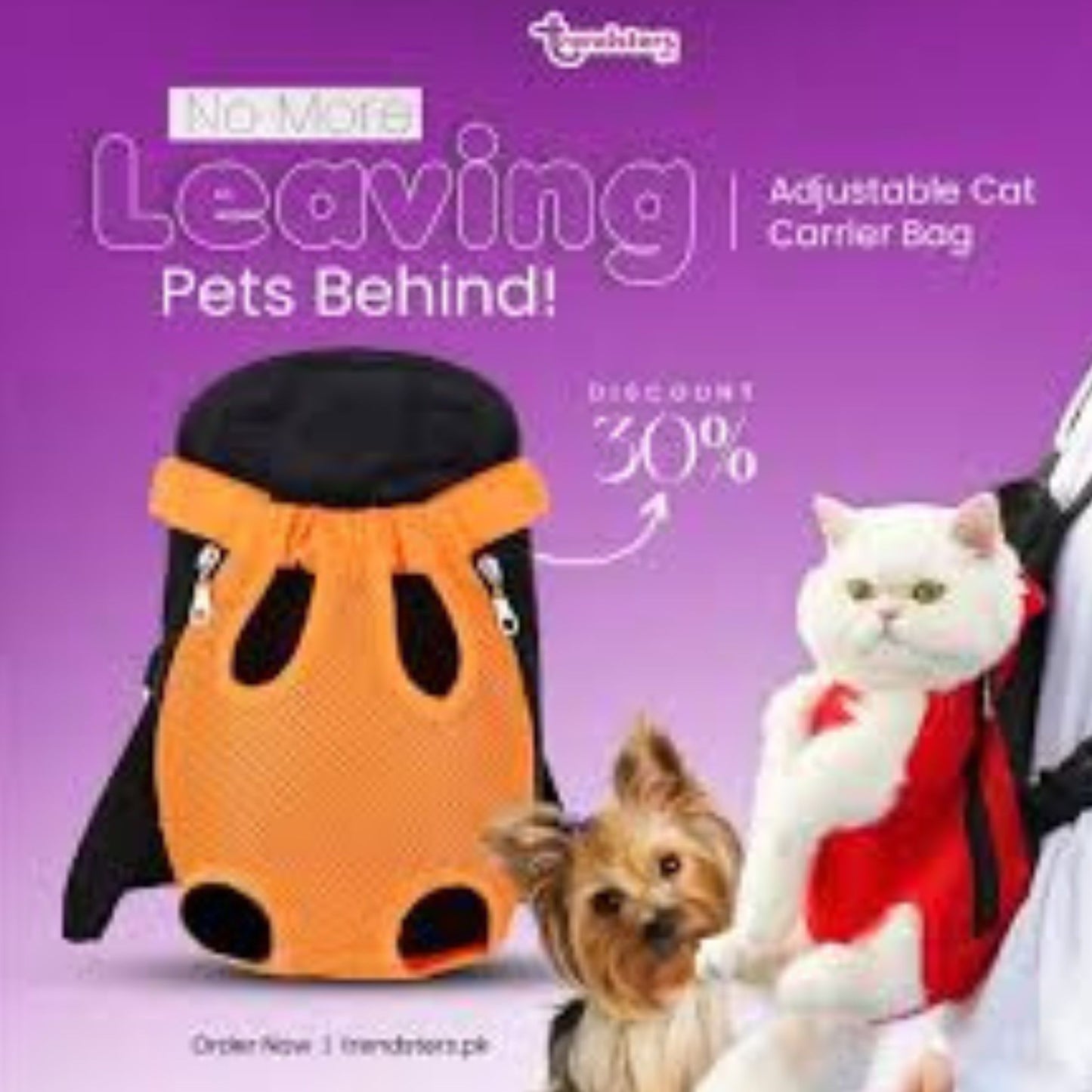 ❤️ BUY 2 FREE SHIPPING ❤️ 🐶 Pet Carrier Backpack 🐱