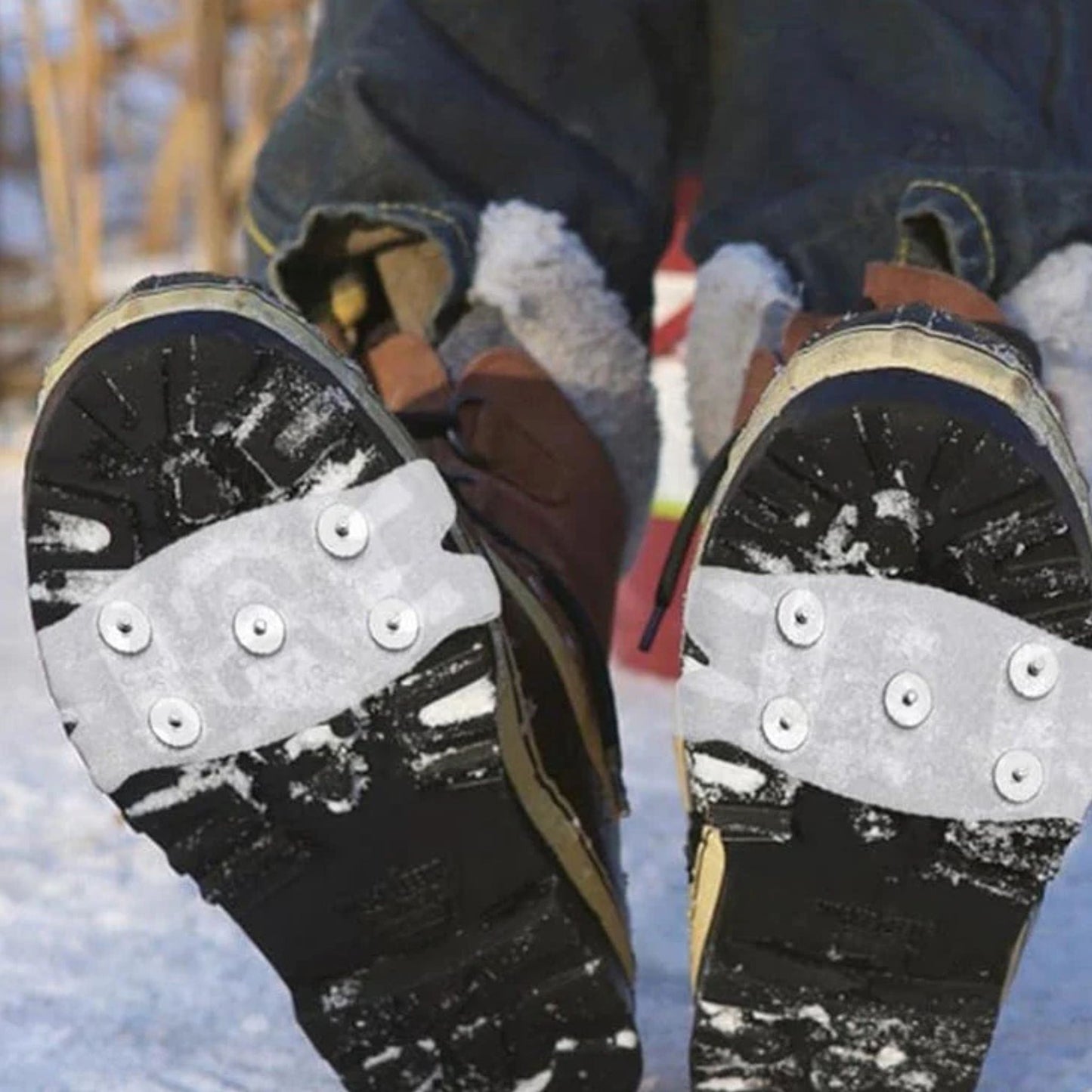 ❄️ Nail Elastic Shoe Cover – Your Winter Anti-Slip Safety Essential! ❄️