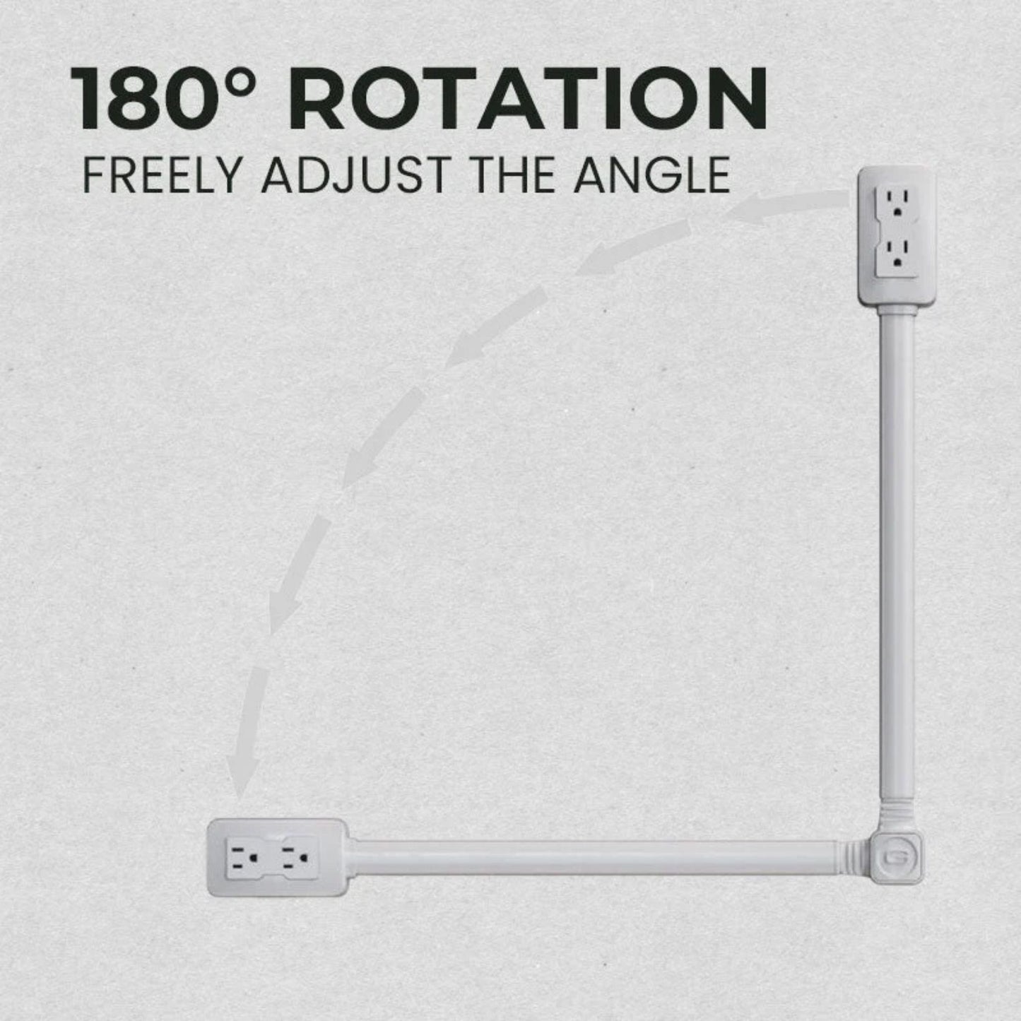 🔌 Power Socket Swivel Extender