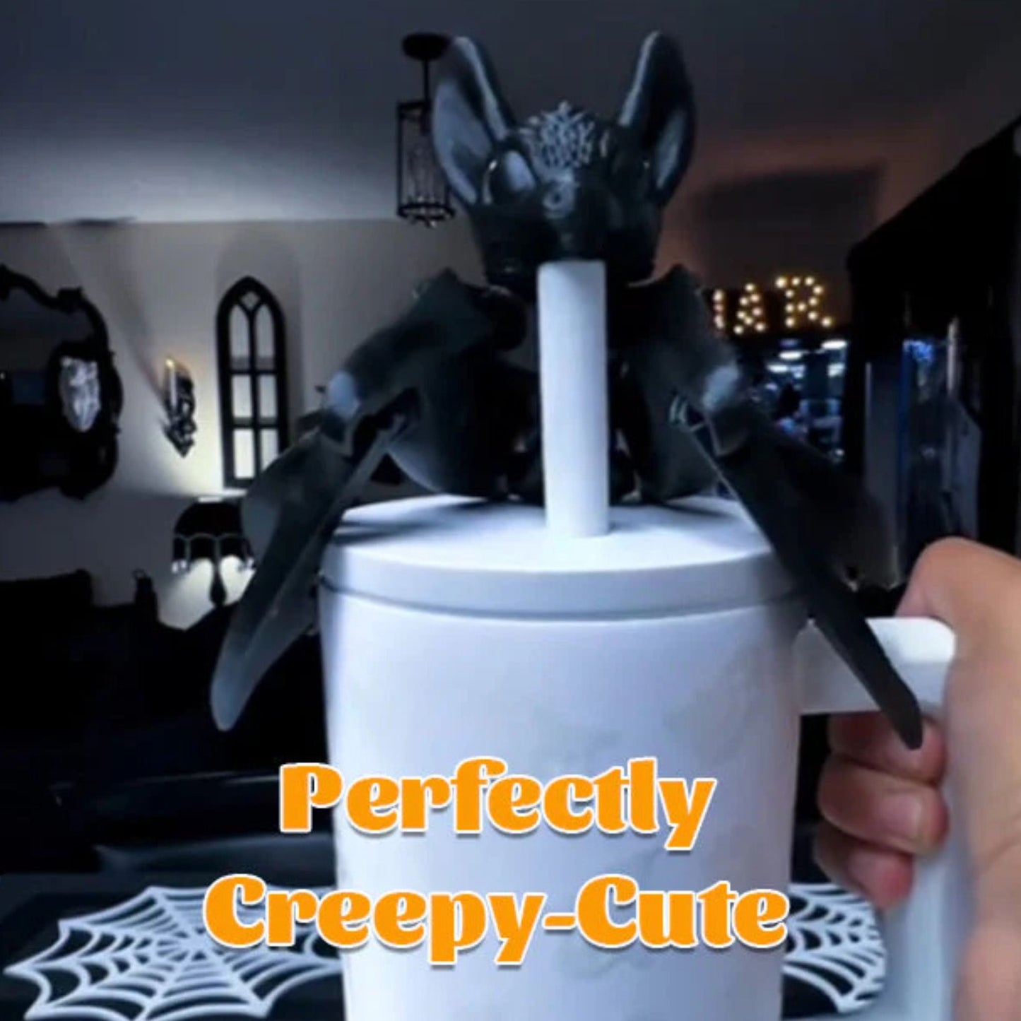 🦇 Bat Straw Topper