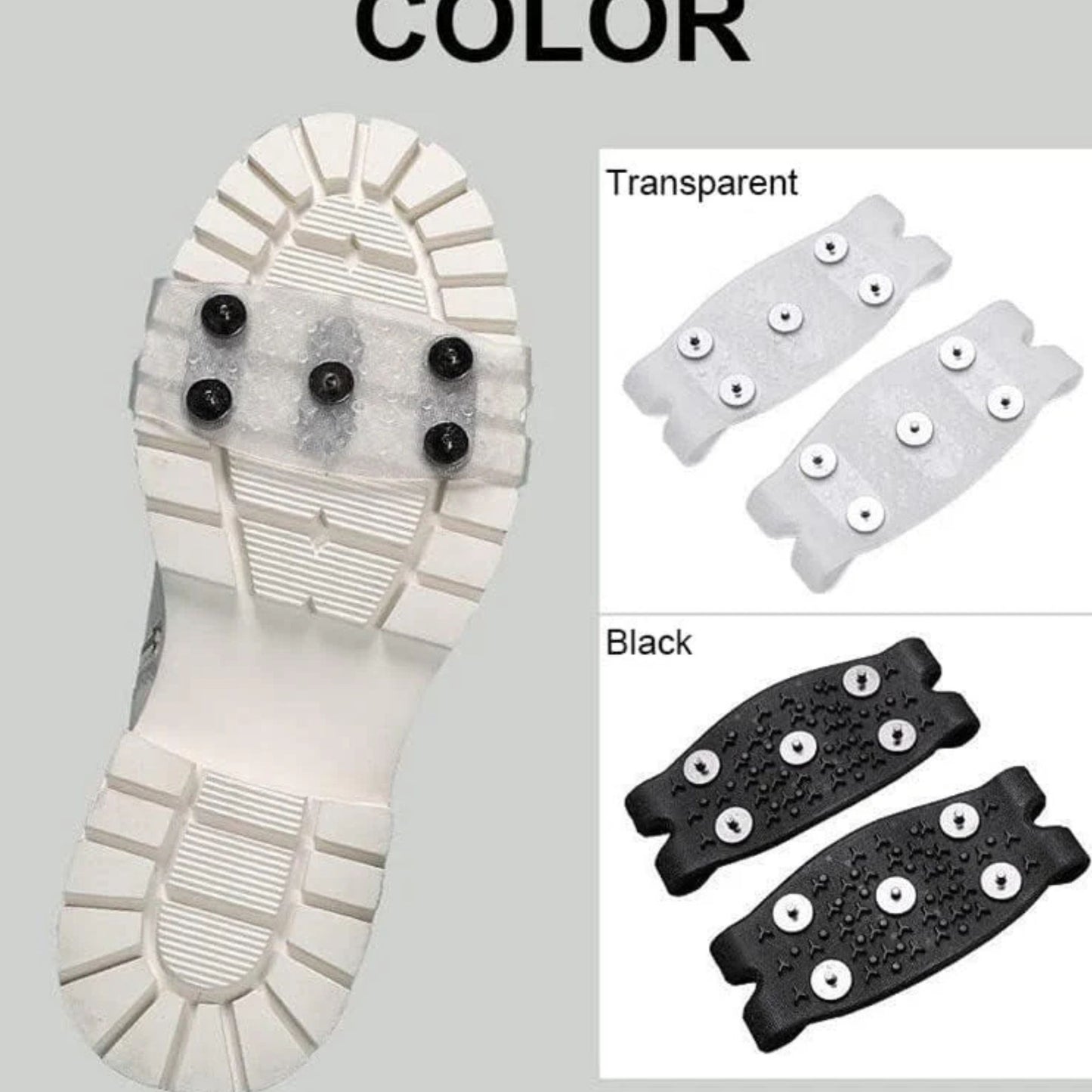 ❄️ Nail Elastic Shoe Cover – Your Winter Anti-Slip Safety Essential! ❄️