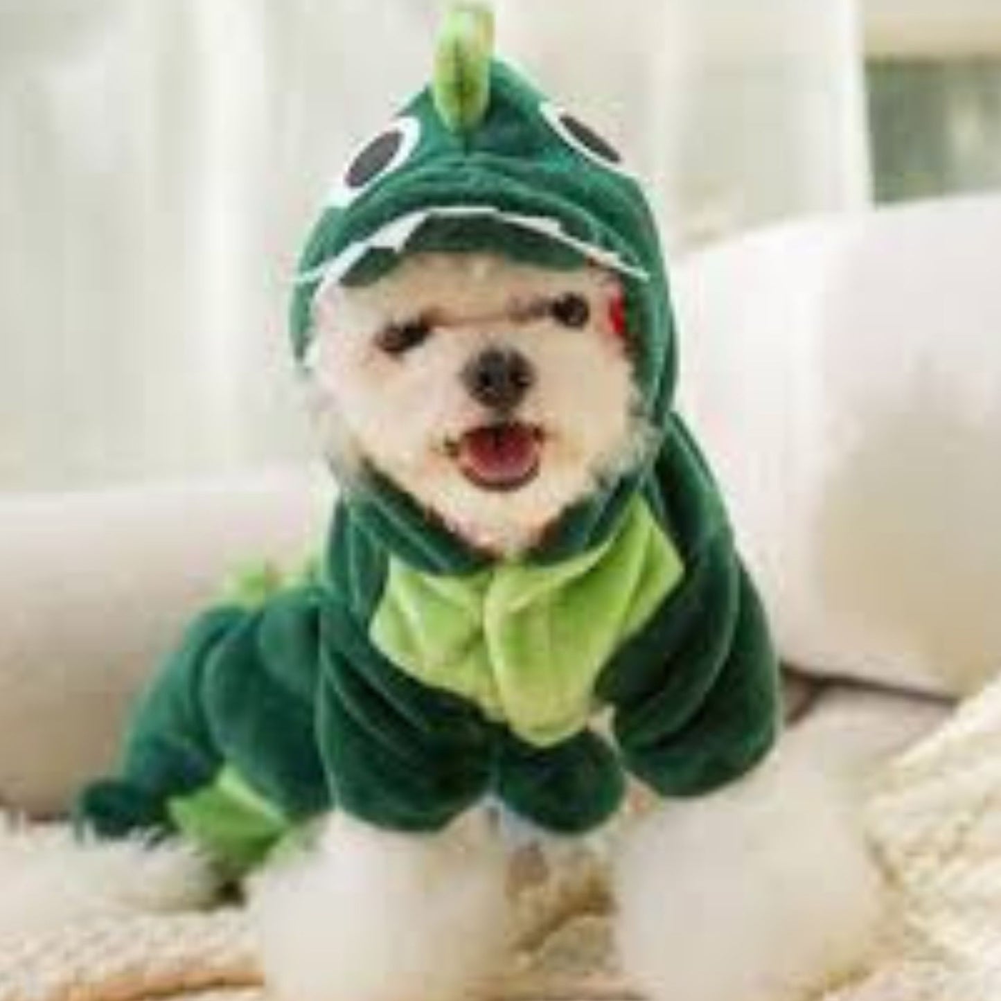 ❄️Winter Hot Sales – 49% OFF❄️ 🦖 Warm Plush Pet Dinosaur Hoodie Jumpsuit