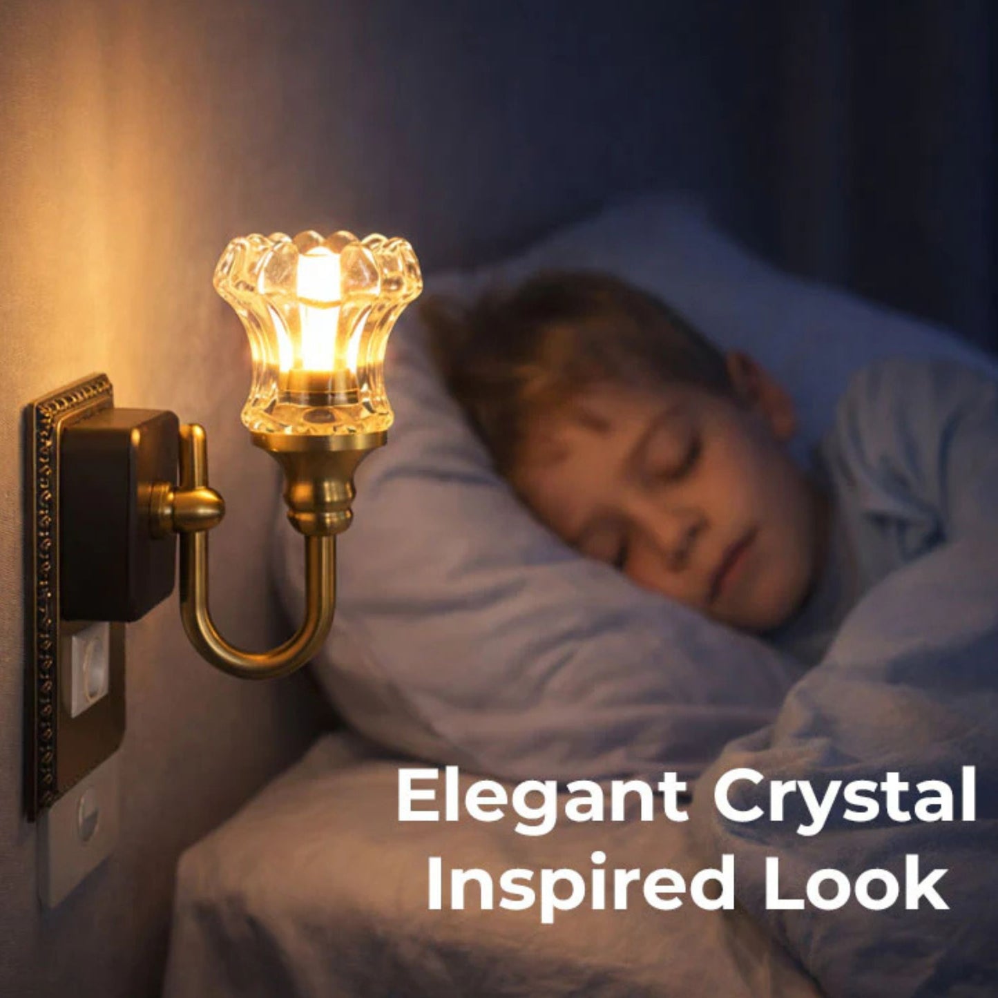 🌙 Vintage Wall Sconce Plug-In Night Light