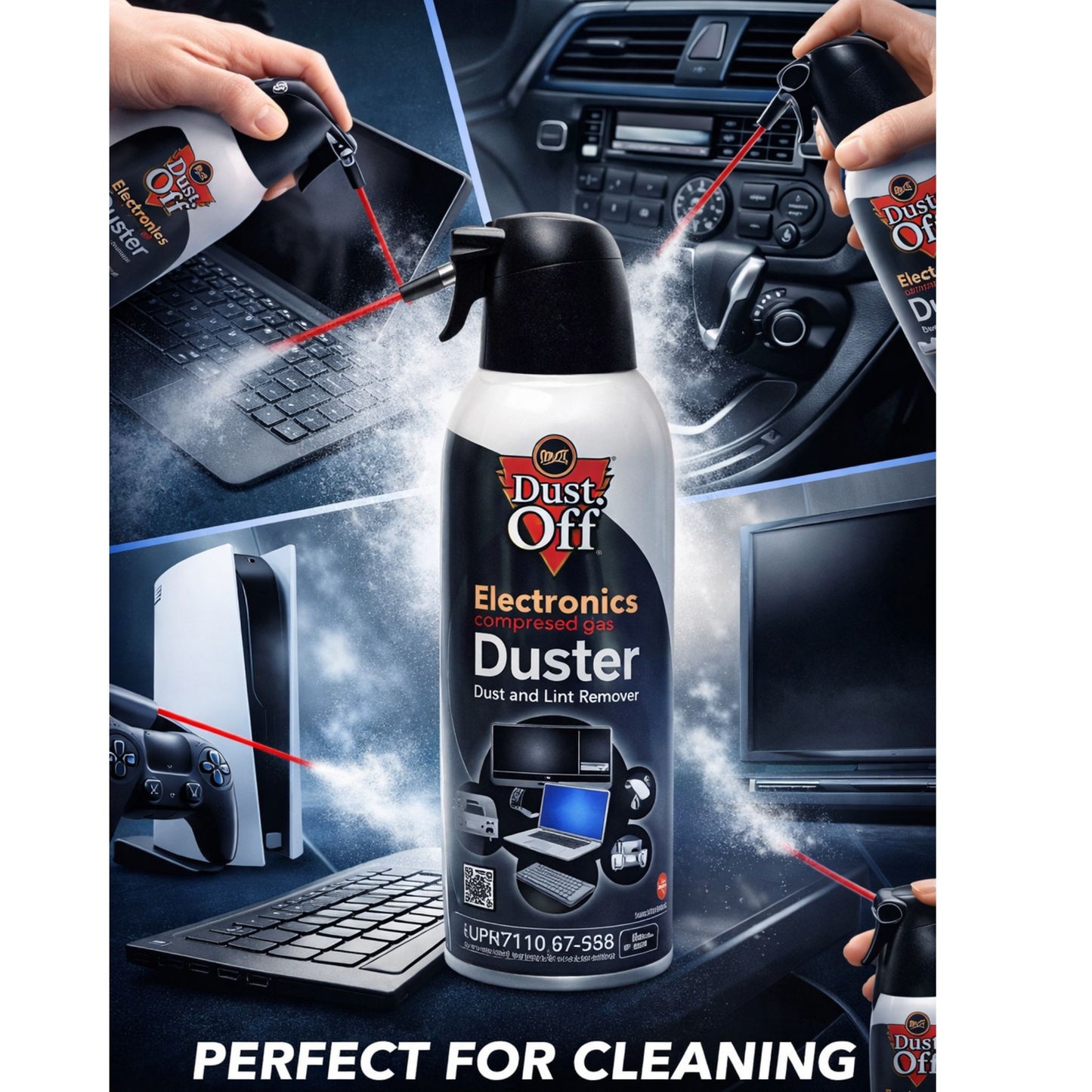 Dust-Off – Electronics Compressed Gas Duster (10 oz)