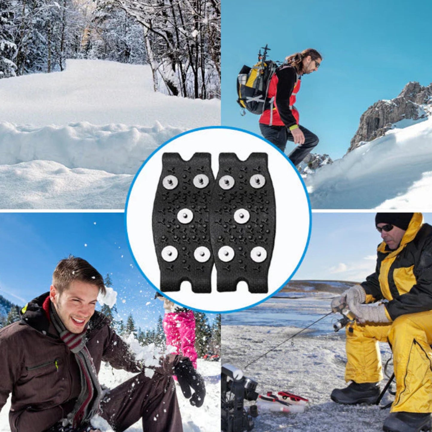 ❄️ Nail Elastic Shoe Cover – Your Winter Anti-Slip Safety Essential! ❄️