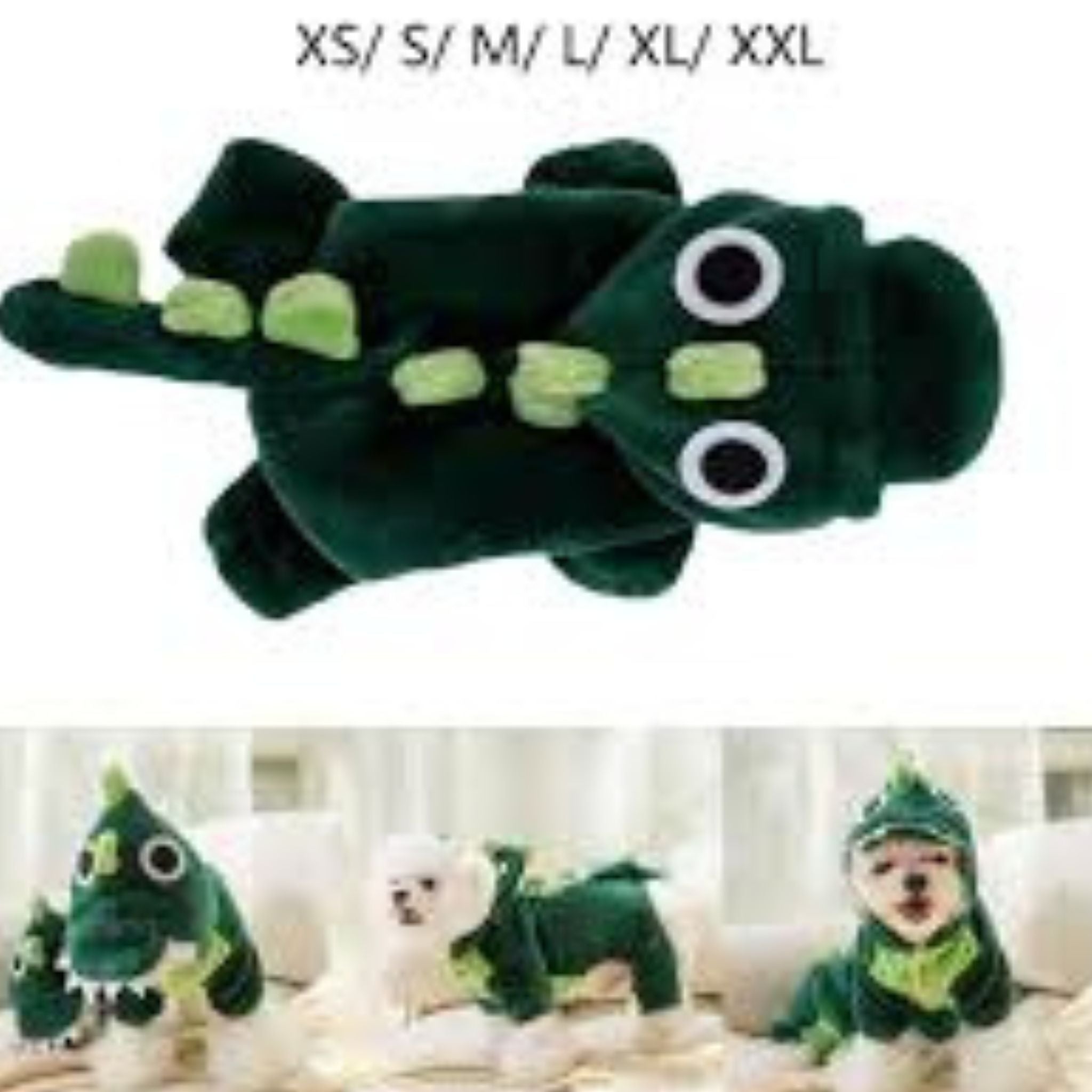 ❄️Winter Hot Sales – 49% OFF❄️ 🦖 Warm Plush Pet Dinosaur Hoodie Jumpsuit
