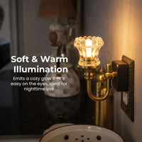 🌙 Vintage Wall Sconce Plug-In Night Light