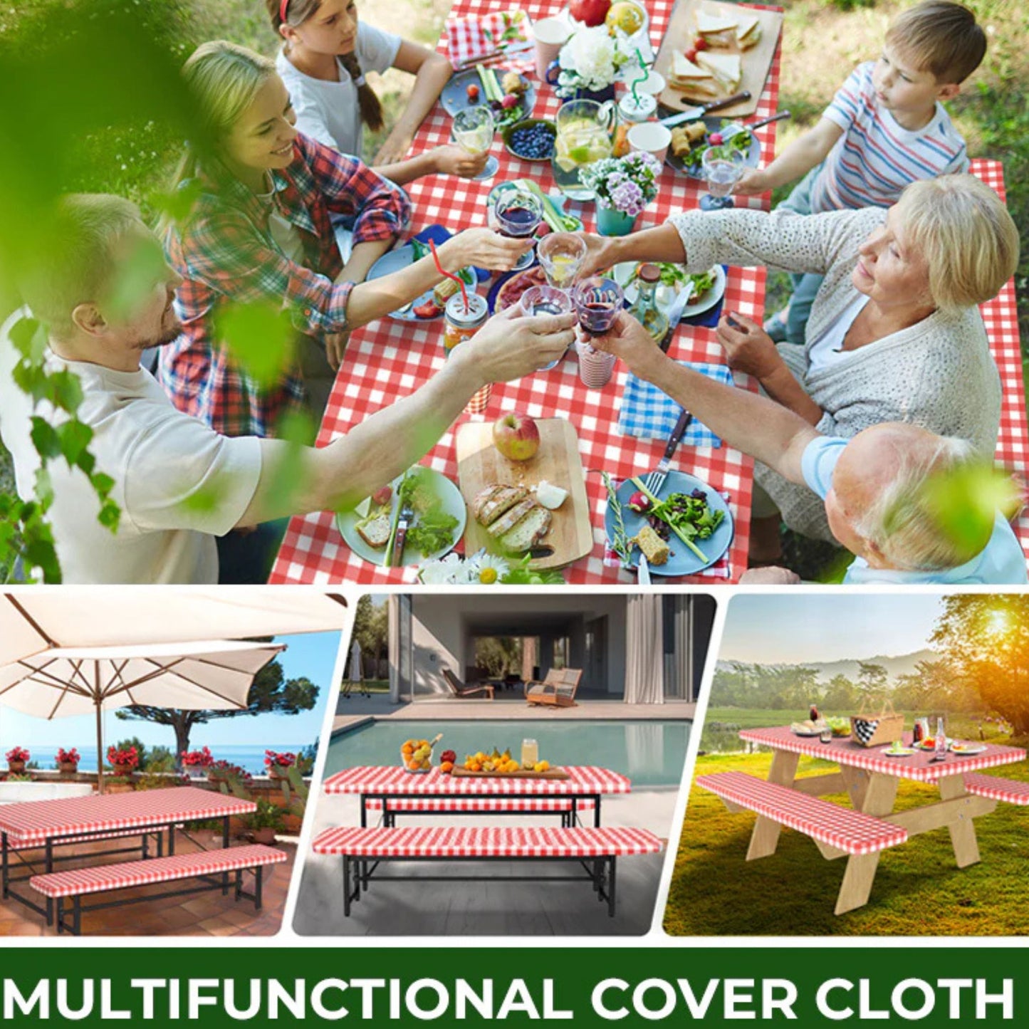 🧺 Picnic Table Cloth Kit
