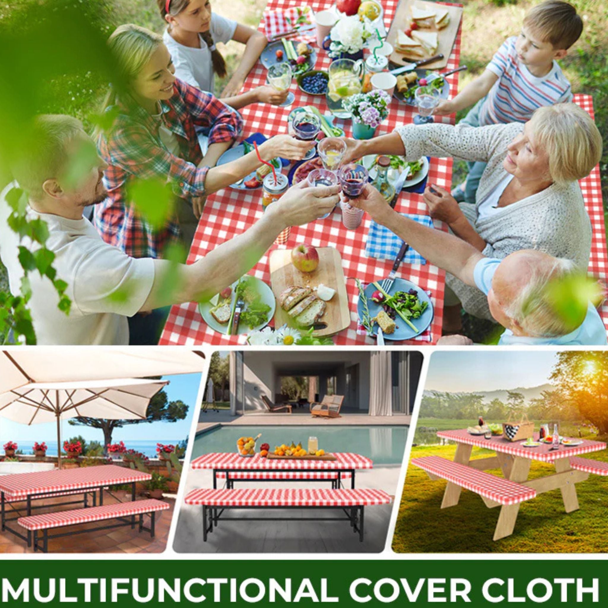🧺 Picnic Table Cloth Kit