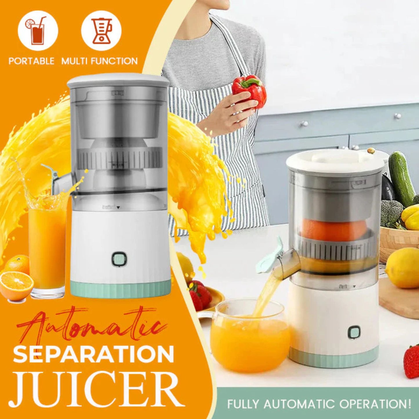 🍊 Juice Separation Automatic Juicer