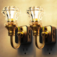 🌙 Vintage Wall Sconce Plug-In Night Light