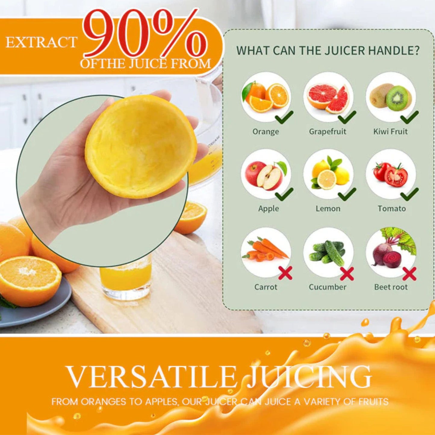 🍊 Juice Separation Automatic Juicer