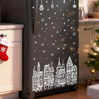 🎄 Easter Village Stickers – Festive Holiday Magic for Every Window