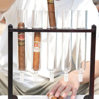 🥃 Cigar Test Tube Humidor Rack