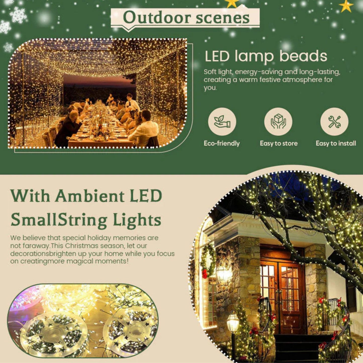 ✨ LED Decorative Atmosphere Light – Illuminate Every Moment with Warm Elegance ✨