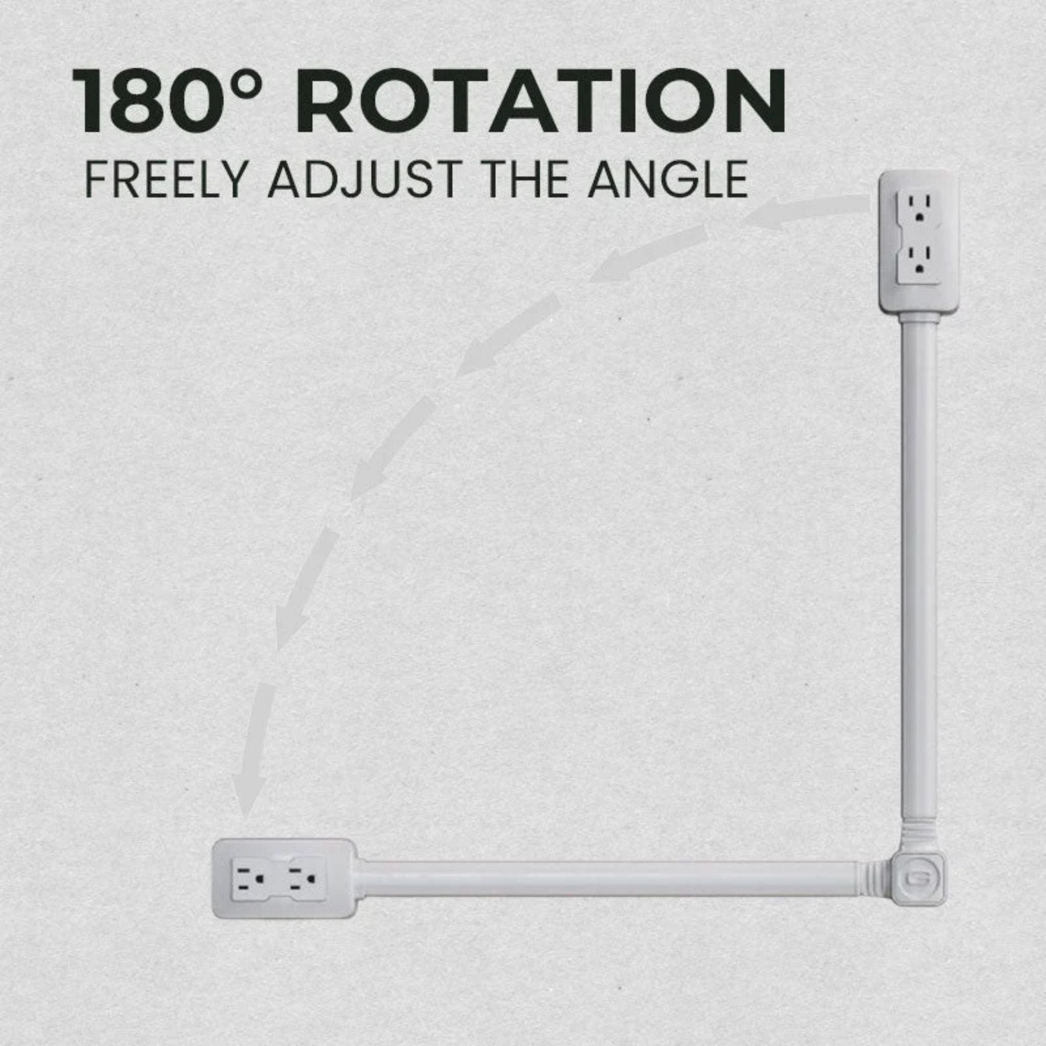 🔌 Power Socket Swivel Extender