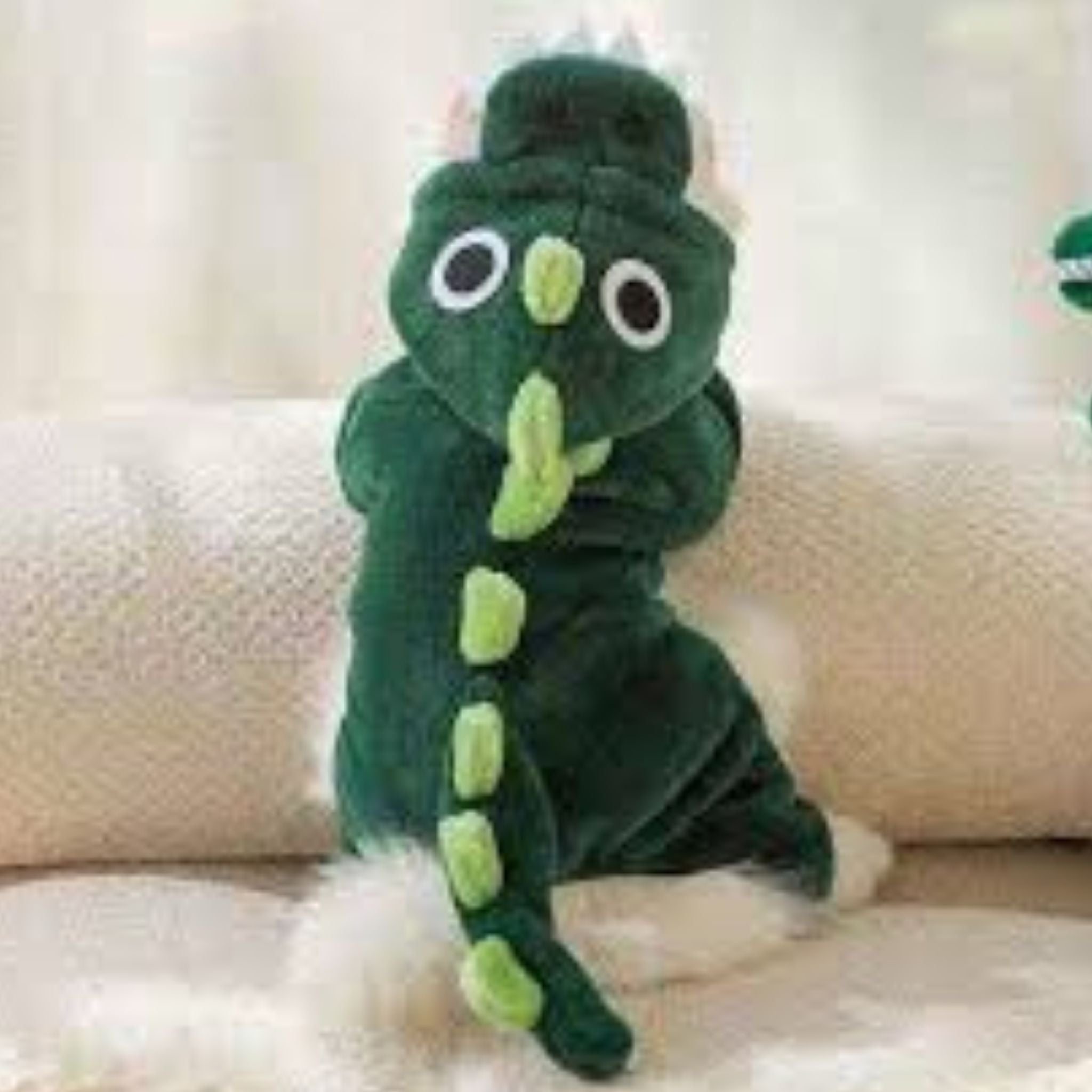 ❄️Winter Hot Sales – 49% OFF❄️ 🦖 Warm Plush Pet Dinosaur Hoodie Jumpsuit