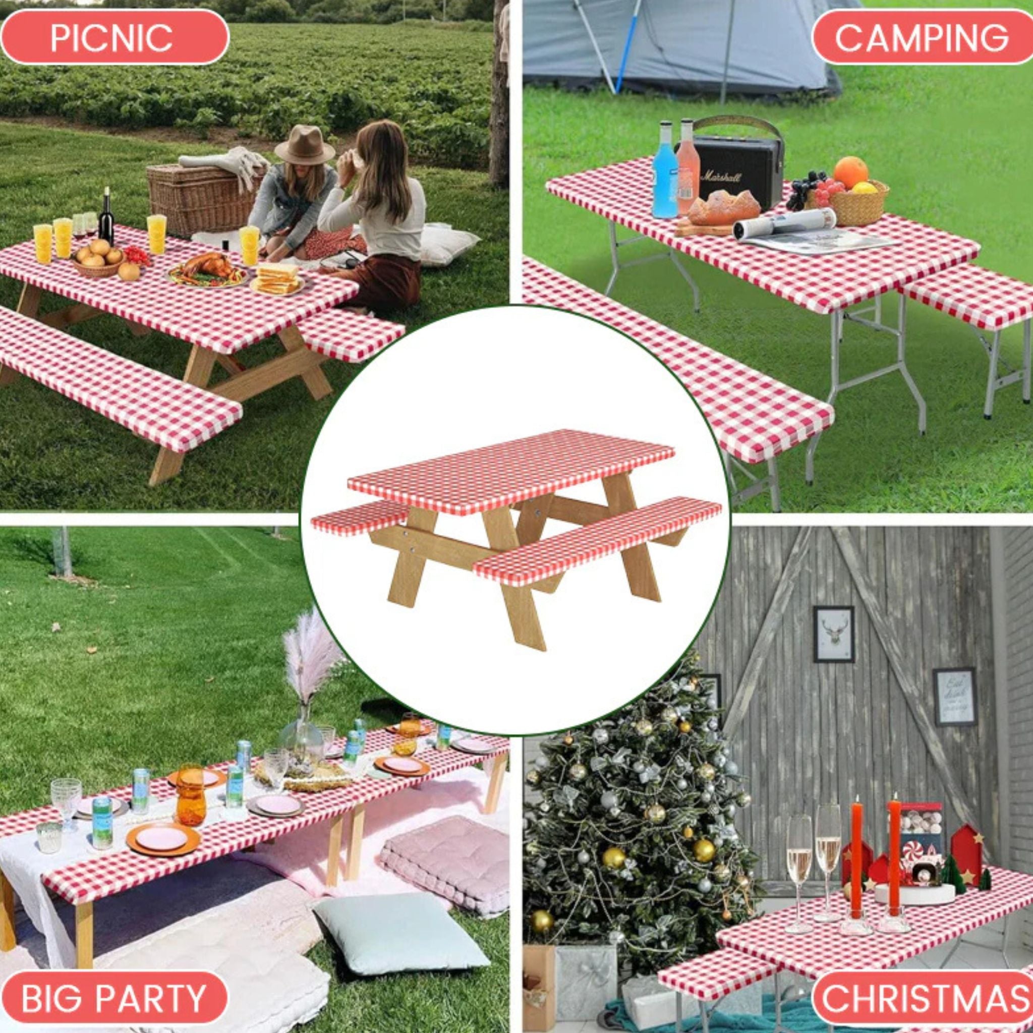 🧺 Picnic Table Cloth Kit