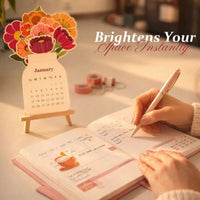 🌸 Blooming Desk Flower Calendar