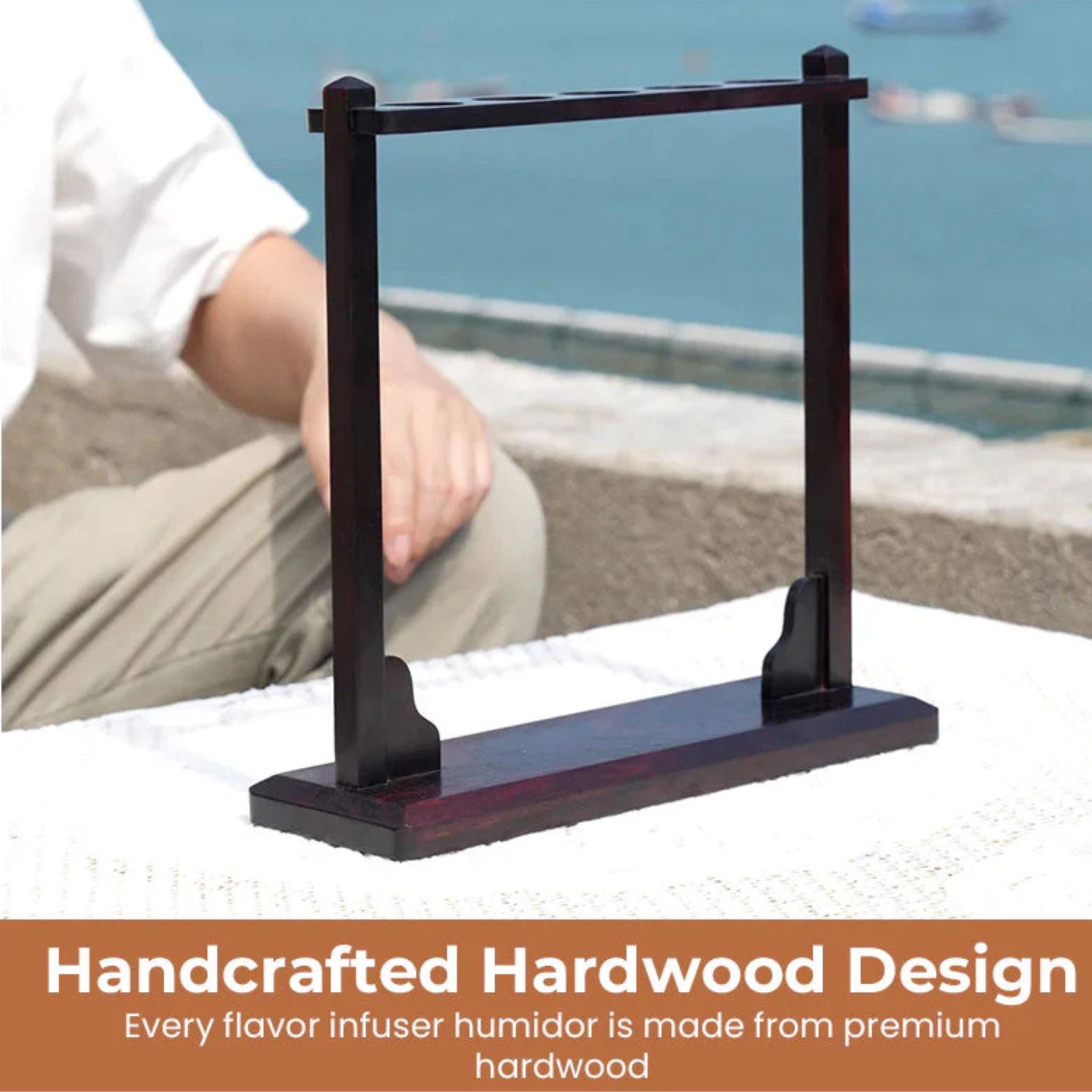 🥃 Cigar Test Tube Humidor Rack