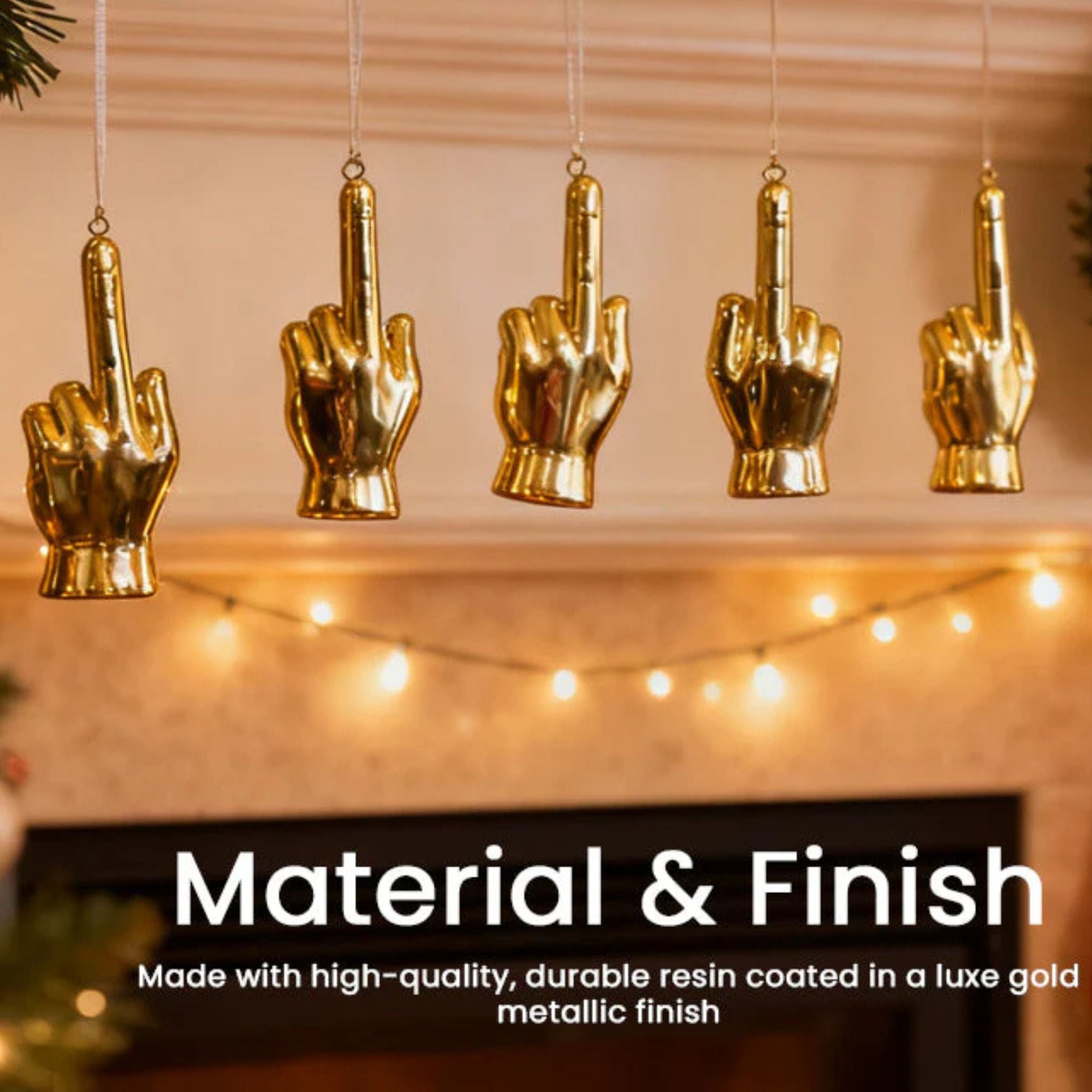 🎄 Easter Middle Finger Decoration – Bold, Funny & Unapologetically Festive! 🎄