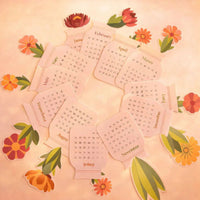 🌸 Blooming Desk Flower Calendar