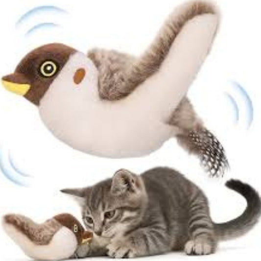 🎁🐱 Lifelike Bird-Shaped Interactive Cat Toy – Turn Every Day Into a Hunting Adventure! 🐦