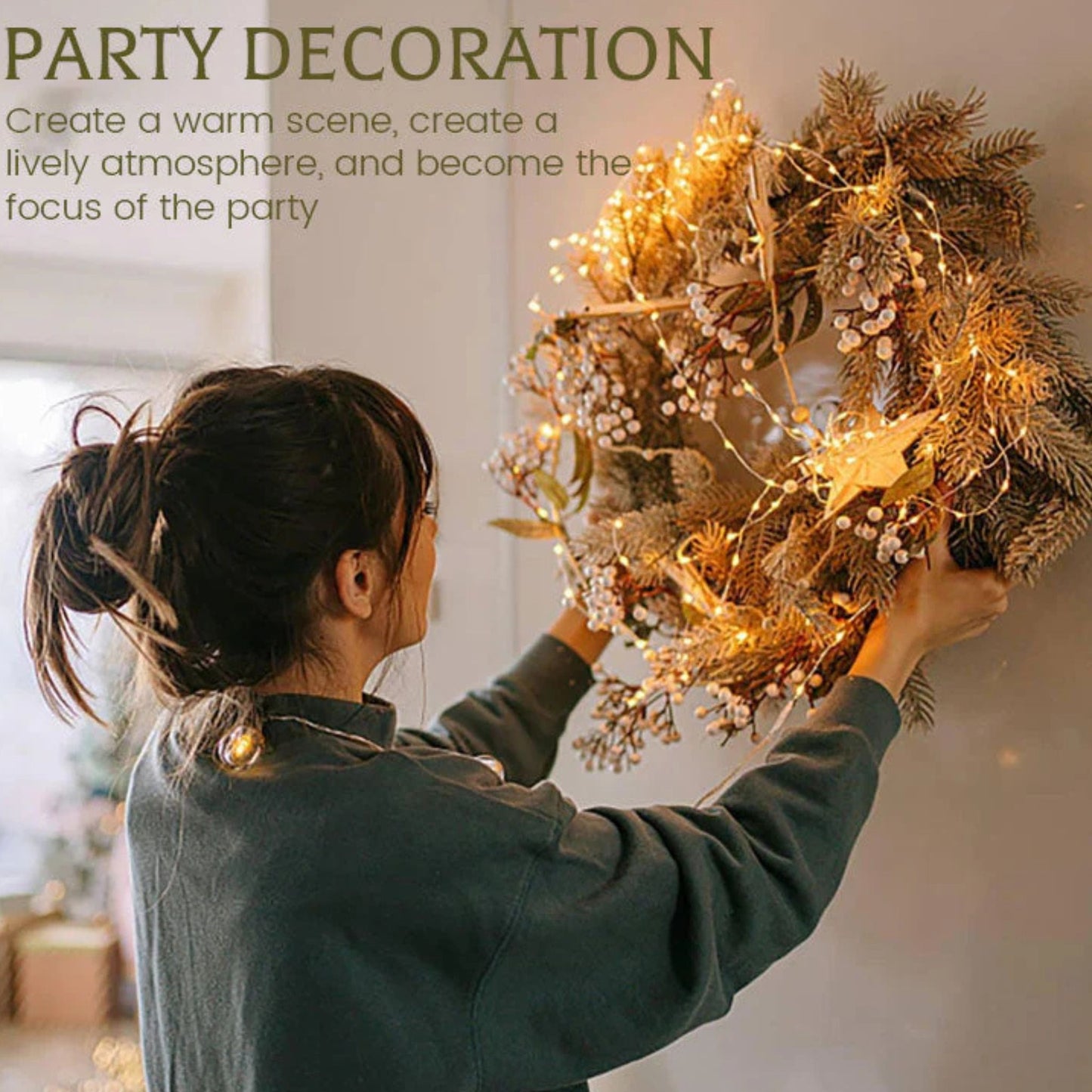 ✨ Easter Tree Decoration Light String