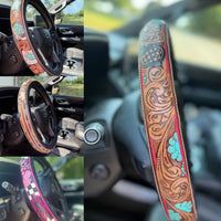🤠 Western Steering Wheel Cover