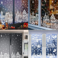 🎄 Easter Village Stickers – Festive Holiday Magic for Every Window